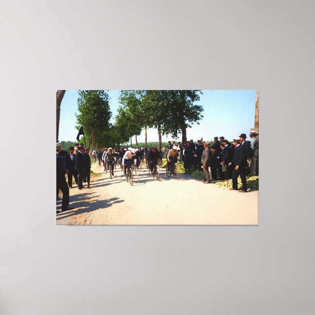 Start der ersten Tour de France Circa 1903 Leinwanddruck (Vorderseite)