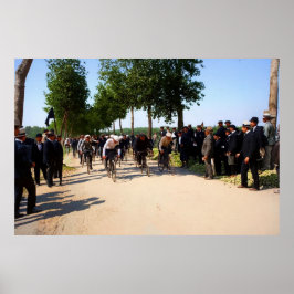 Start der ersten Tour de France Circa 1903 Poster