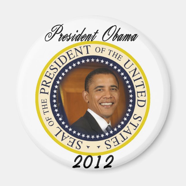 Start der Kampagne von Präsident Obama 2012 Magnet (Vorne)