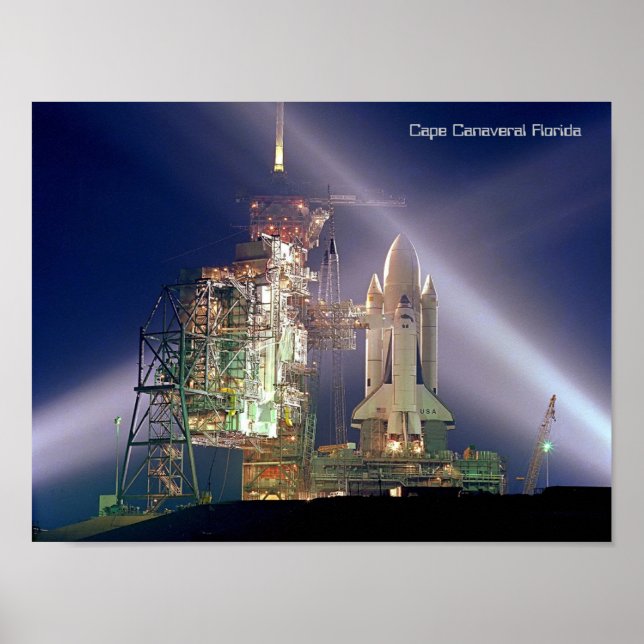 Start der Kapkanalle Florida-Rakete Poster (Vorne)