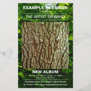 Start der neuen Albumreihe - Foto texturiert Flyer