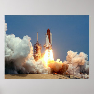 Start der Raumfähre "Challenger" (STS-51B) Poster