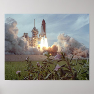Start der Raumfähre "Challenger" (STS-51F) Poster