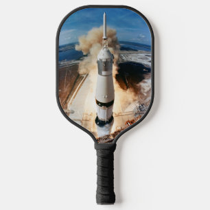 Start der Saturn V-Rakete 1969 Apollo-Raumschiff Pickleball Schläger