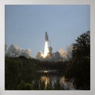 Start der Space Shuttle Discovery (STS-29) Poster