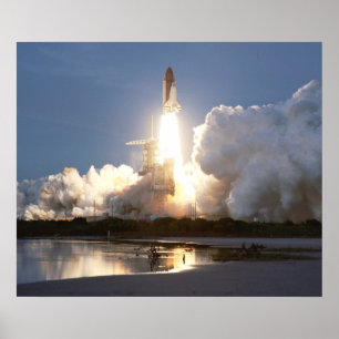 Start der Space Shuttle Discovery (STS-48) Poster