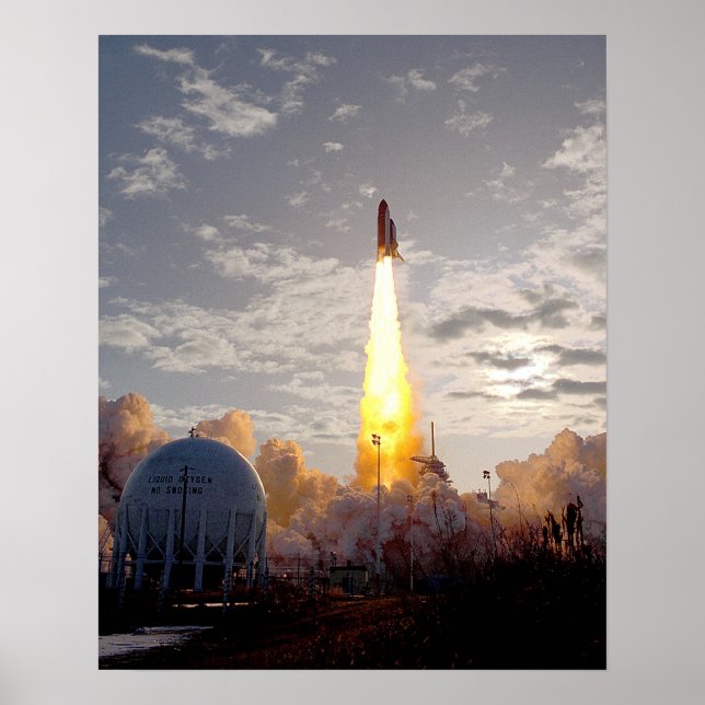 Start der Space Shuttle Discovery (STS-53) Poster (Vorne)