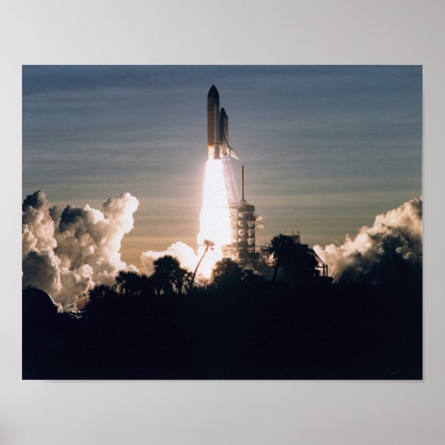 Start der Space Shuttle Discovery (STS-60) Poster (Vorne)