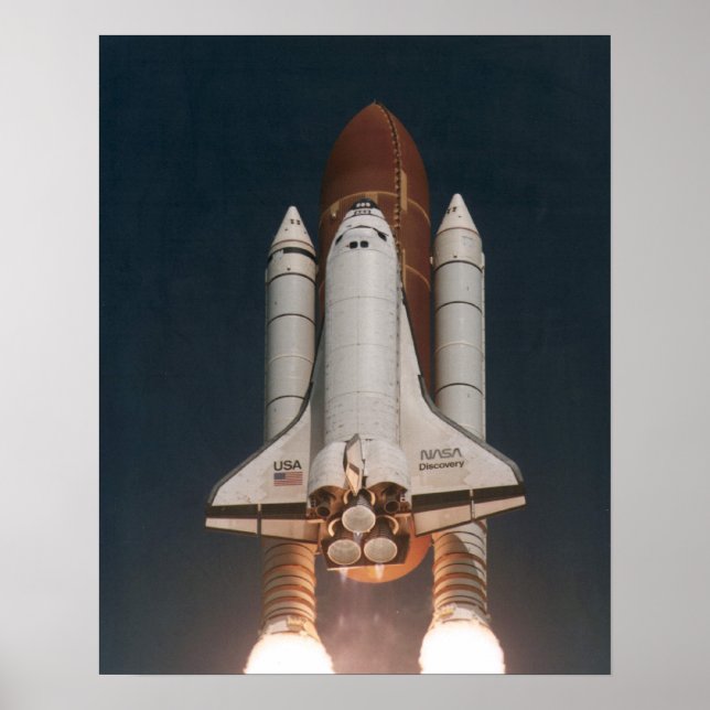 Start der Space Shuttle Discovery (STS-70) Poster (Vorne)