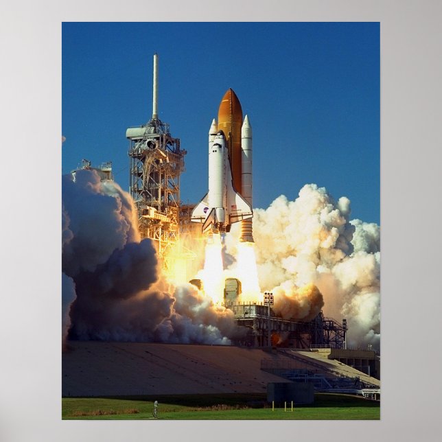 Start der Space Shuttle Discovery (STS-95) Poster (Vorne)