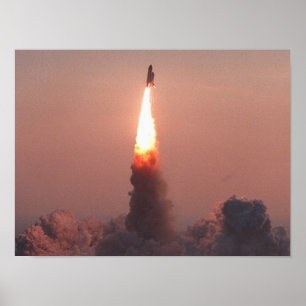 Start der Space Shuttle Discovery (STS-96) Poster