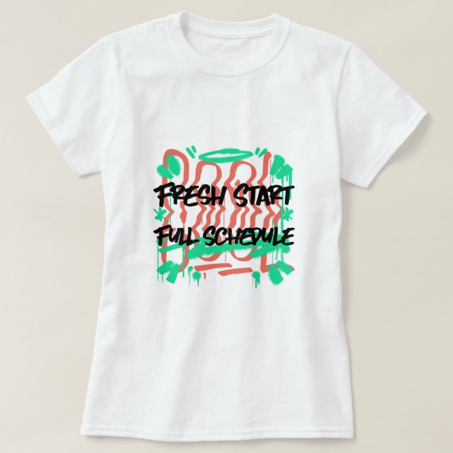 Start der Vollzeitschule T-Shirt (Design vorne)