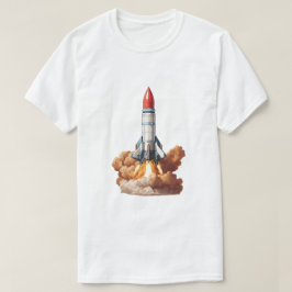 Start der Weltraumrakete T-Shirt