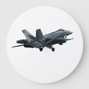 Start des F/A-18E/F Super Hornet Große Wanduhr