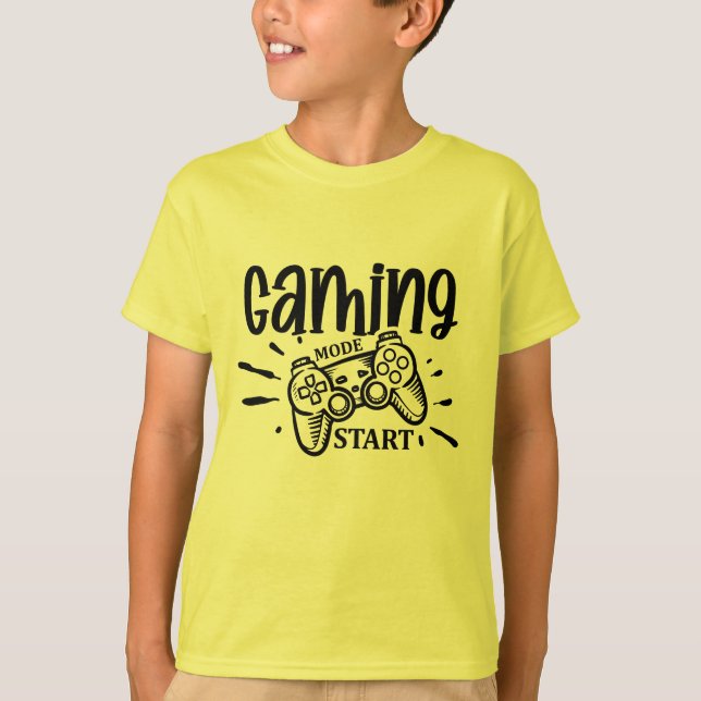 Start des Gaming-Modus T-Shirt (Vorderseite)