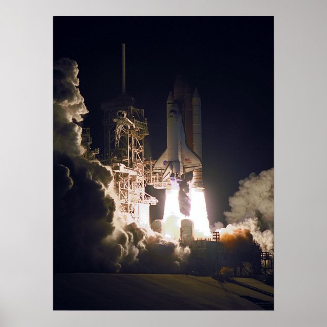 Start des Space Shuttle Atlantis (STS-101) Poster (Vorne)