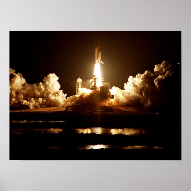 Start des Space Shuttle Atlantis (STS-101) Poster (Vorne)
