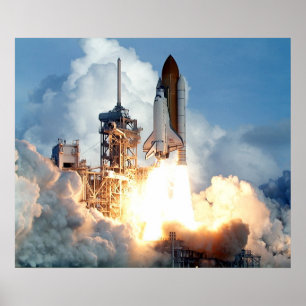 Start des Space Shuttle Atlantis (STS-106) Poster