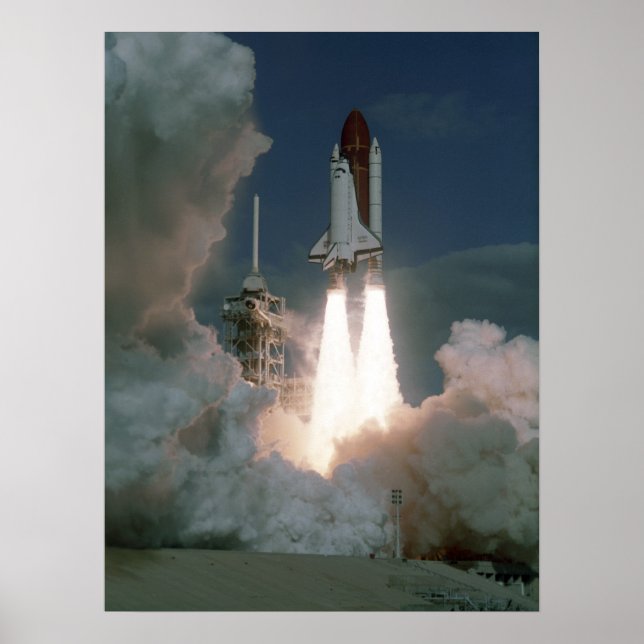 Start des Space Shuttle Atlantis (STS-27) Poster (Vorne)