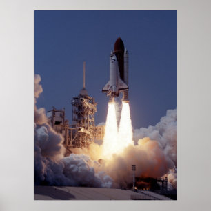 Start des Space Shuttle Atlantis (STS-30) Poster