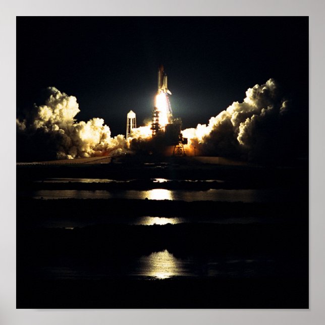 Start des Space Shuttle Atlantis (STS-86) Poster (Vorne)