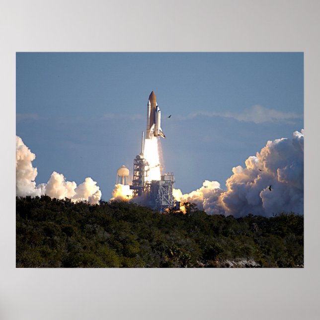 Start des Space Shuttle Columbia (STS-107) Poster (Vorne)