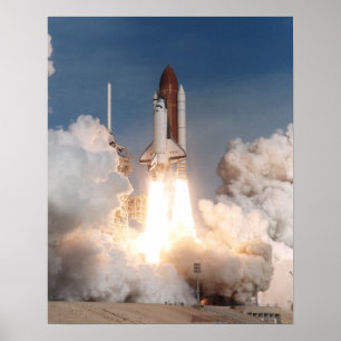 Start des Space Shuttle Columbia (STS-73) Poster