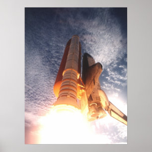Start des Space Shuttle Columbia (STS-73) Poster
