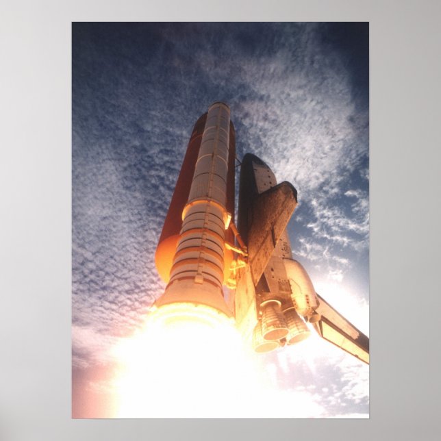 Start des Space Shuttle Columbia (STS-73) Poster (Vorne)