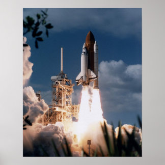 Start des Space Shuttle Columbia (STS-80) Poster