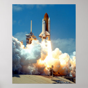 Start des Space Shuttle Columbia (STS-90) Poster
