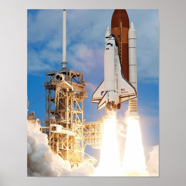 Start des Space Shuttle Poster (Vorne)