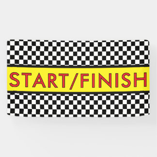 START/ finish Racing running Banner
