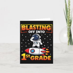 Start in den ersten Schultag der ersten Klasse Karte