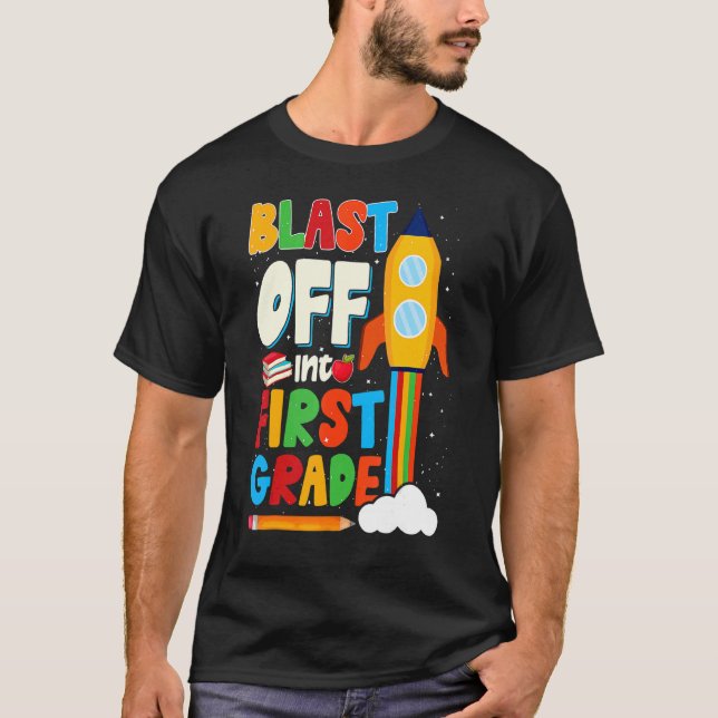 Start in den ersten Schultag T-Shirt (Vorderseite)
