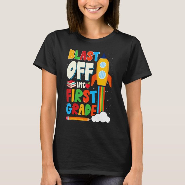 Start in den ersten Schultag T-Shirt (Vorderseite)