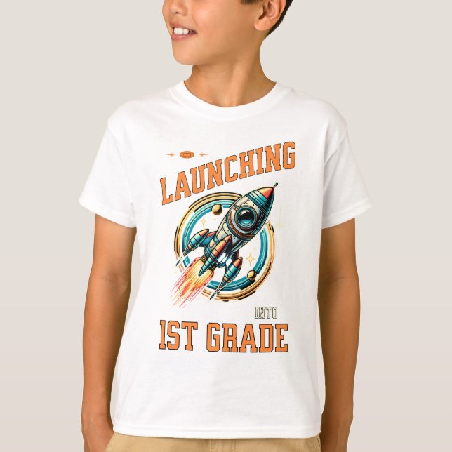 Start in die 1. Klasse - Zurück zur Schule T-Shirt (Vorderseite)