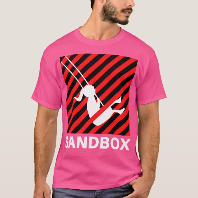 Start - Sandbox-Logo (Schwarze Version) T-Shirt (Vorderseite)