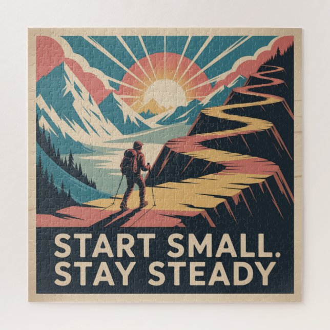 Start Small. Stay Steady Puzzle (Vertikal)