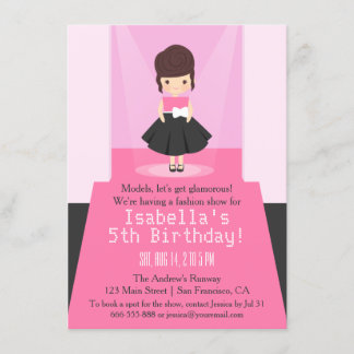 Start-und Landebahn Show Geburtstagsparty Einladun Einladung