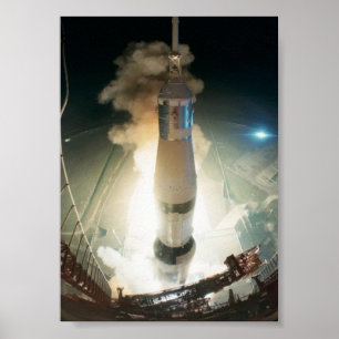 Start von Apollo 17 Poster