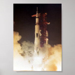 Start von Apollo 17 Poster