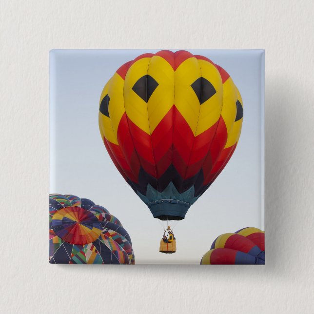Start von Heißluftballons Button (Vorderseite)