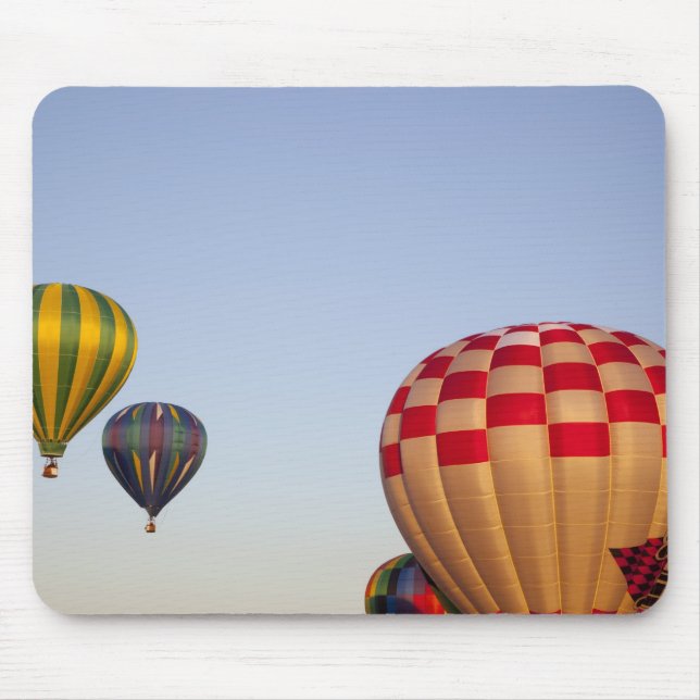 Start von Heißluftballons Mousepad (Vorne)