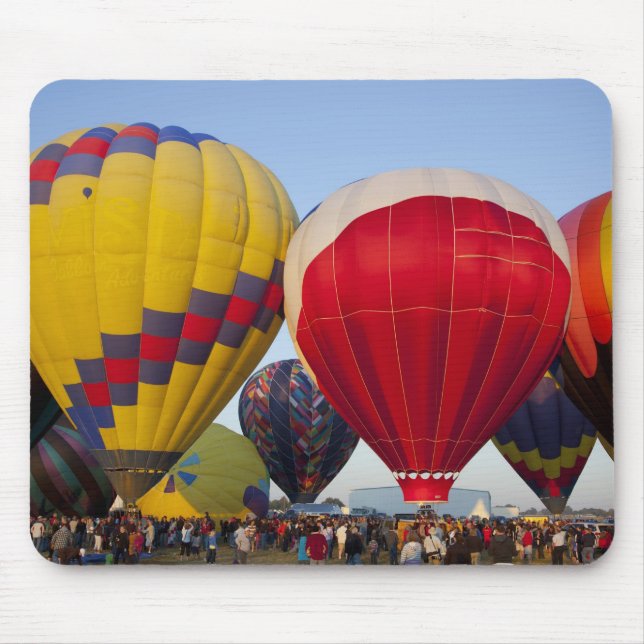 Start von Heißluftballons Mousepad (Vorne)