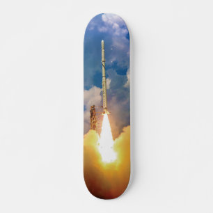 Start von NASA-Scout-Raketen Skateboard