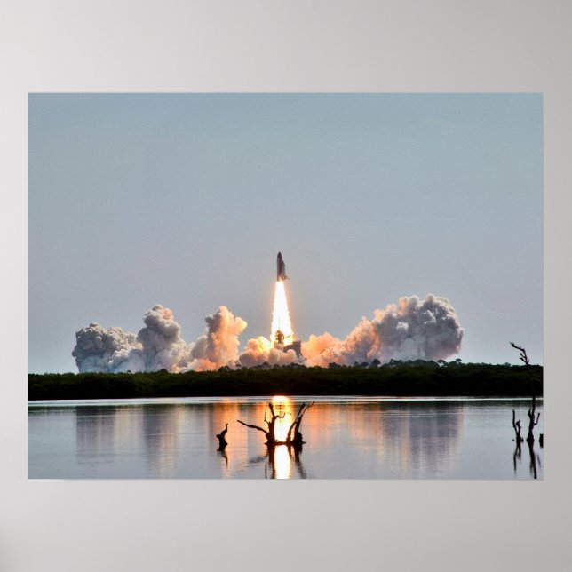 Start von Space Shuttle Discovery (STS-114) Poster (Vorne)