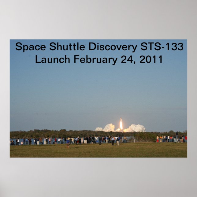 Start von STS-133 Poster (Vorne)