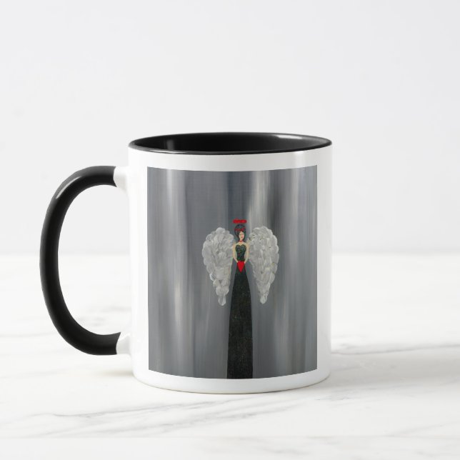 Start your day with this beautiful angel mug.  tasse (Links)