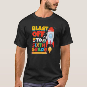 Start zum ersten Tag des 6. Raketenschiffs T-Shirt